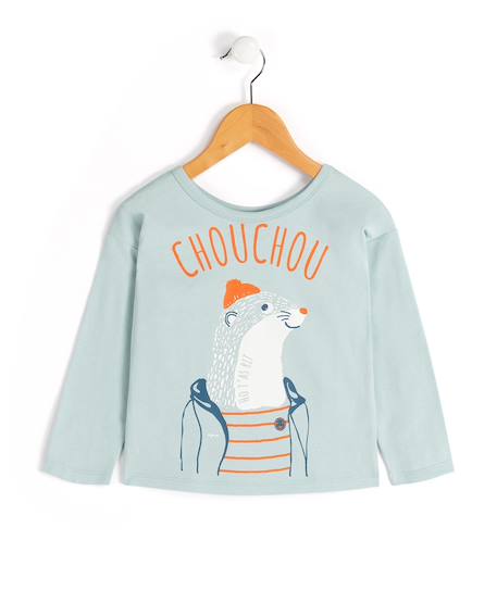 Garçon-T-shirt manches longues 100% coton garçon