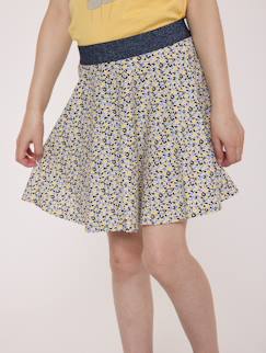 -Jupe short 100% coton fille