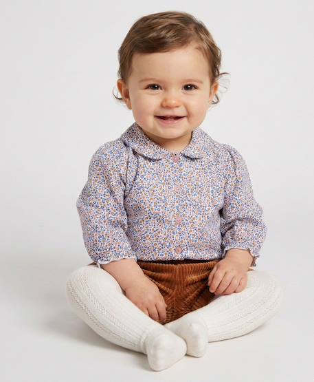 Bébé-Ensemble-Ensemble short + haut 100% coton bébé fille