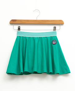 -Jupe short 100% coton fille