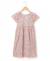 Robe manches courtes 100% coton fille Imprime fond rose 4 - vertbaudet enfant 
