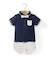 Ensemble short + haut 100% coton bébé garçon Bleu indigo 1 - vertbaudet enfant 