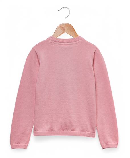 Pull fille Rose 2 - vertbaudet enfant 
