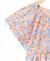 Robe manches courtes 100% coton fille Imprime fond rose 2 - vertbaudet enfant 