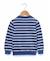 Pull garçon Fond grege raye bleu 2 - vertbaudet enfant 