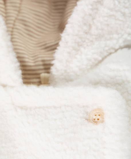 Manteau bébé Ecru 2 - vertbaudet enfant 