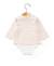 Body manches longues bébé Fond naturel raye peche clair 2 - vertbaudet enfant 