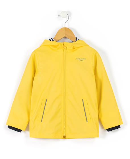 Ciré imperméable à capuche garçon Jaune 3 - vertbaudet enfant 