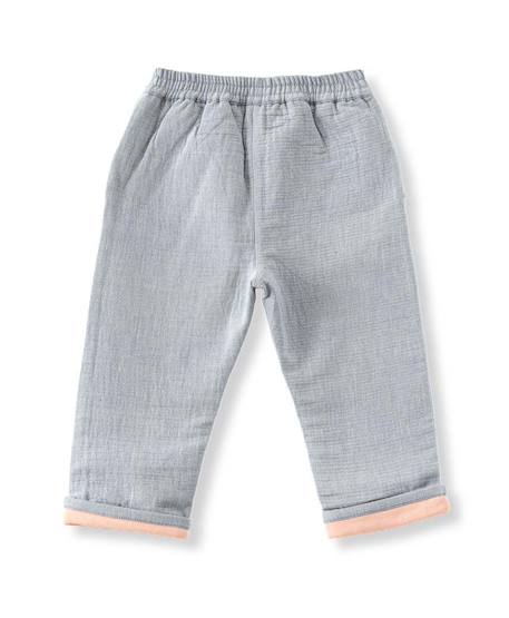 Pantalon 100% coton bébé fille Denim bleu 3 - vertbaudet enfant 