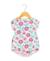Ensemble short + haut 100% coton bébé fille Imprime rose fond blanc casse 3 - vertbaudet enfant 