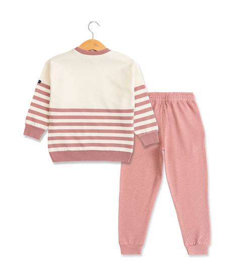 Ensemble pantalon + haut fille Rose blush 2 - vertbaudet enfant 