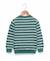 Pull garçon Fond grege raye vert 2 - vertbaudet enfant 
