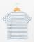 Mariniere manches courtes 100% coton garçon Fond grege raye bleu 3 - vertbaudet enfant 