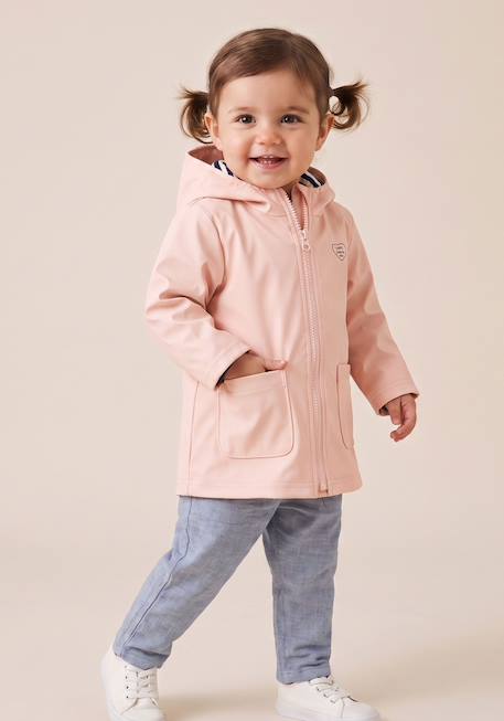 Bébé-Ciré imperméable à capuche bébé fille