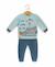 Ensemble pantalon + haut 100% coton bébé garçon Bleu 1 - vertbaudet enfant 