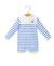Maillot de bain bébé garçon Fond blanc raye bleu 1 - vertbaudet enfant 