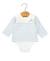 Body manches longues bébé Fond naturel raye bleu ciel 1 - vertbaudet enfant 
