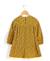 Robe manches longues 100% coton fille Imprime jaune ocre 4 - vertbaudet enfant 