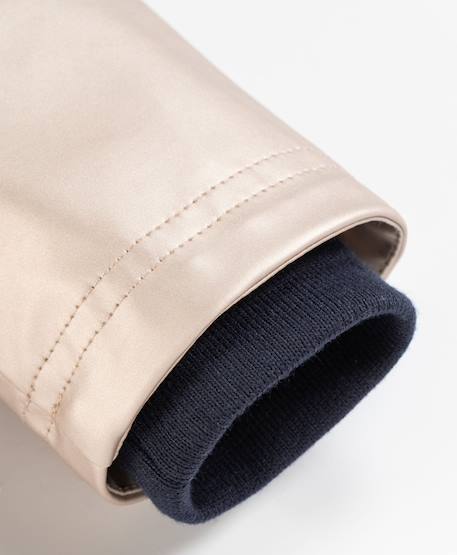 Ciré imperméable à capuche fille Beige dore 4 - vertbaudet enfant 