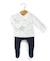 Ensemble pantalon + haut 100% coton bébé garçon Imprime bleu 1 - vertbaudet enfant 