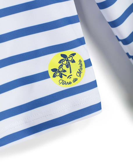 Maillot de bain fille Fond blanc raye bleu 3 - vertbaudet enfant 