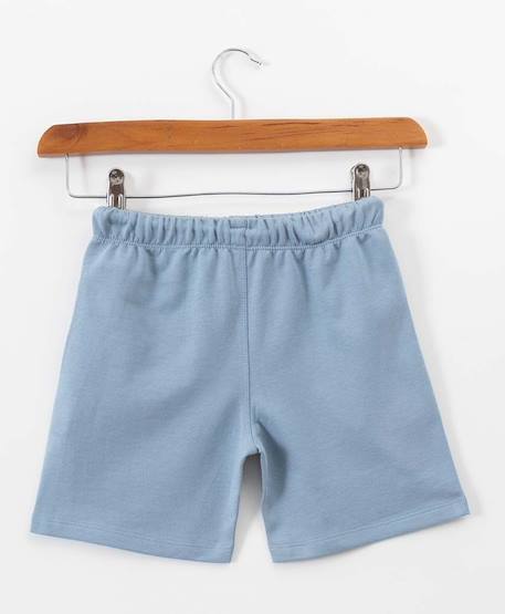 Bermuda 100% coton garçon Bleu gris 4 - vertbaudet enfant 