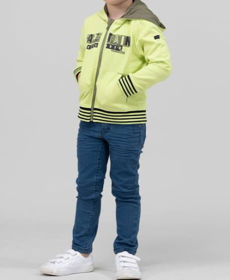 Veste à capuche garçon Vert citron 3 - vertbaudet enfant 