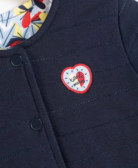 Veste réversible fille Indigo 3 - vertbaudet enfant 