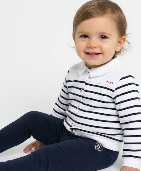Legging long bébé fille Marine 3 - vertbaudet enfant 