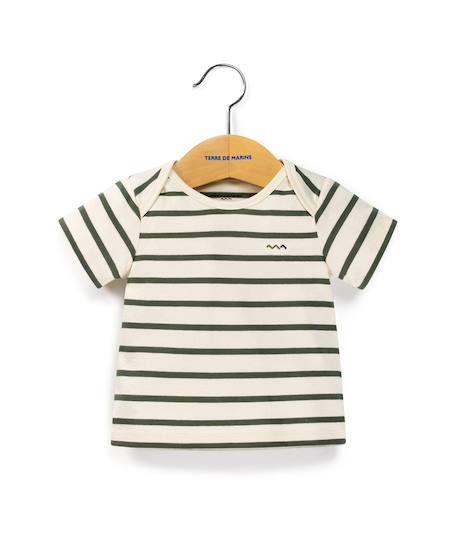 Bébé-T-shirt, sous-pull-T-shirt-Mariniere manches courtes bébé