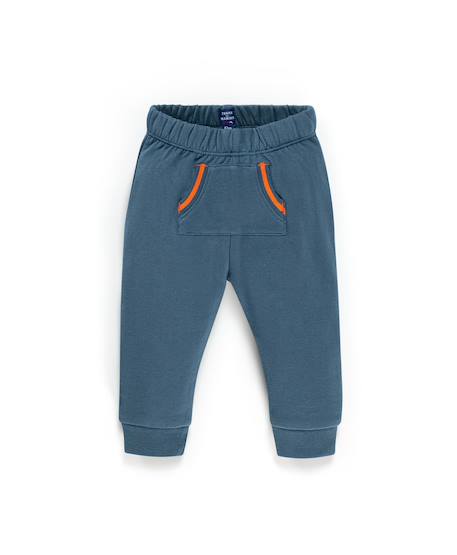 Ensemble pantalon + haut 100% coton bébé garçon Bleu 4 - vertbaudet enfant 