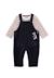 Ensemble salopette + haut bébé garçon Indigo 3 - vertbaudet enfant 