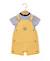 Ensemble salopette + haut 100% coton bébé garçon Jaune 2 - vertbaudet enfant 