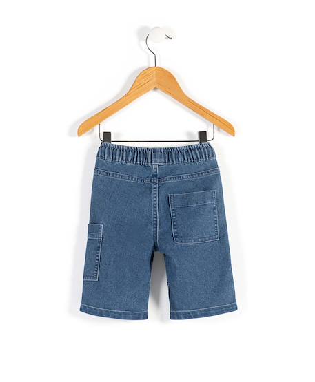 Bermuda garçon Denim clair 2 - vertbaudet enfant 