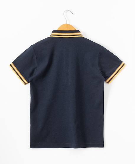 Polo manches courtes 100% coton garçon Indigo 4 - vertbaudet enfant 