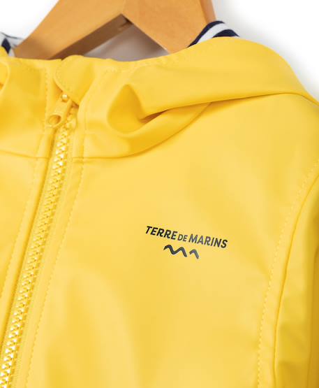 Ciré imperméable à capuche garçon Jaune 4 - vertbaudet enfant 