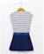 Robe manches courtes fille Indigo 3 - vertbaudet enfant 