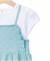 Ensemble robe + haut 100% coton bébé fille Vert 2 - vertbaudet enfant 