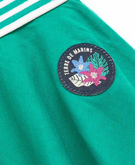 Jupe short 100% coton fille Vert 2 - vertbaudet enfant 