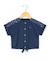 Blouse manches courtes fille Marine 1 - vertbaudet enfant 