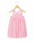 Robe sans manches 100% coton fille Fond blanc raye rose 3 - vertbaudet enfant 