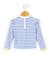 Maillot de bain fille Fond blanc raye bleu 2 - vertbaudet enfant 