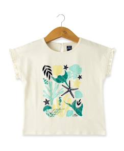 -T-shirt manches courtes 100% coton fille