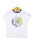 T-shirt manches courtes 100% coton garçon Blanc optique 1 - vertbaudet enfant 
