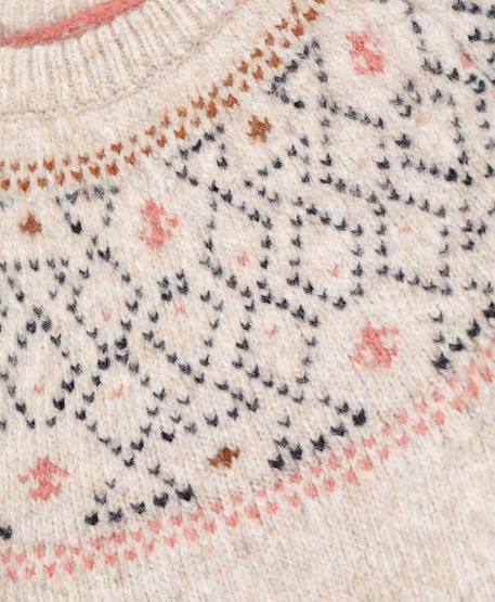 Pull fille Beige chine 2 - vertbaudet enfant 