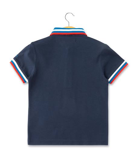 Polo manches courtes 100% coton garçon Indigo 2 - vertbaudet enfant 