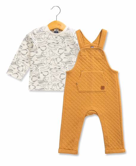 Bébé-Ensemble salopette + haut bébé garçon