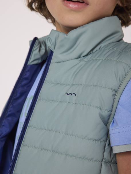 Doudoune sans manches garçon Vert 2 - vertbaudet enfant 