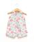 Ensemble salopette + haut 100% coton bébé fille Imprime rose fond blanc casse 4 - vertbaudet enfant 