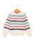 Pull 100% coton garçon Fond blanc casse raye multicol 1 - vertbaudet enfant 